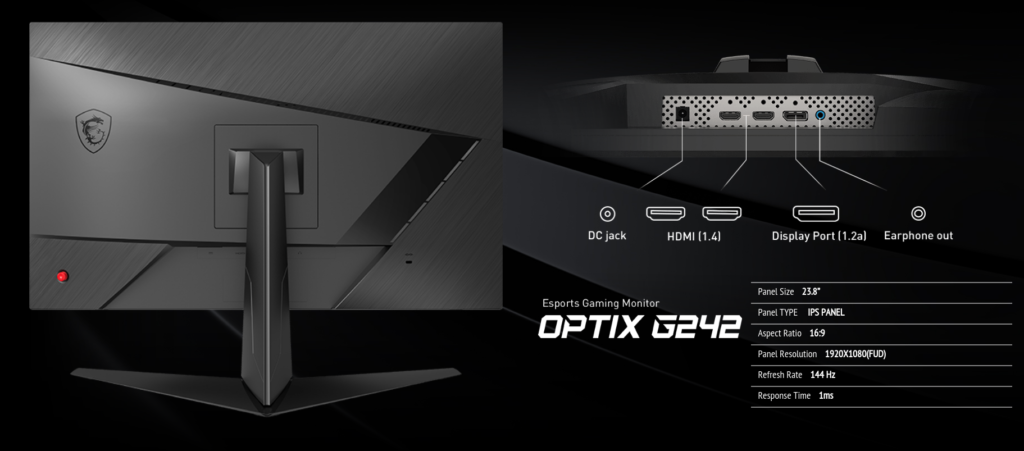 MSI Optix G242 Esports Gaming Monitor