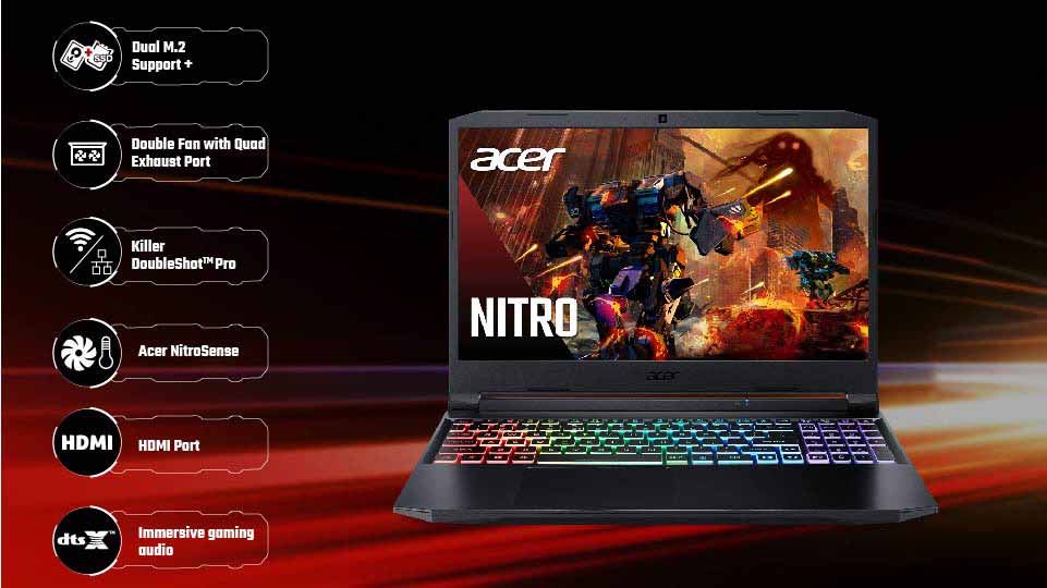 Acer Nitro 5 AN515 57 specs
