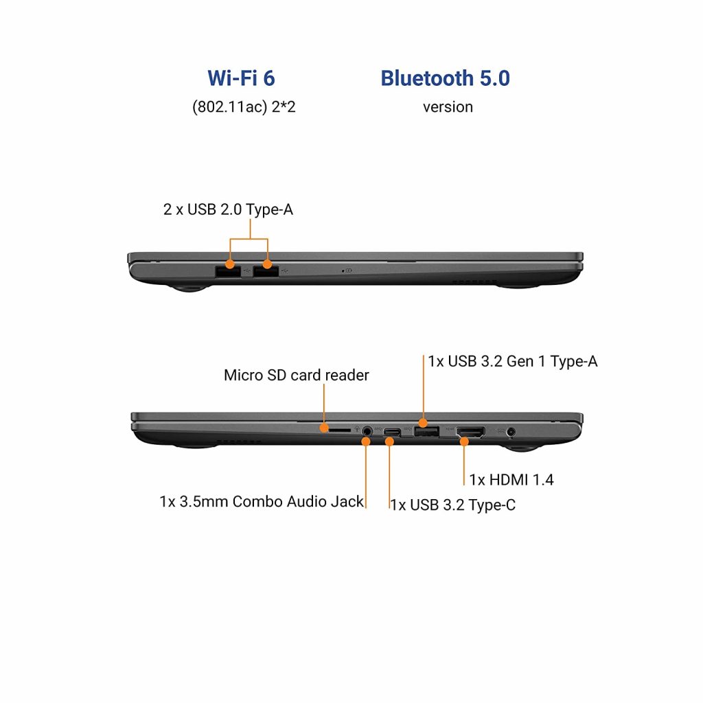 ASUS VivoBook K15 OLED K513EA L712TS ports