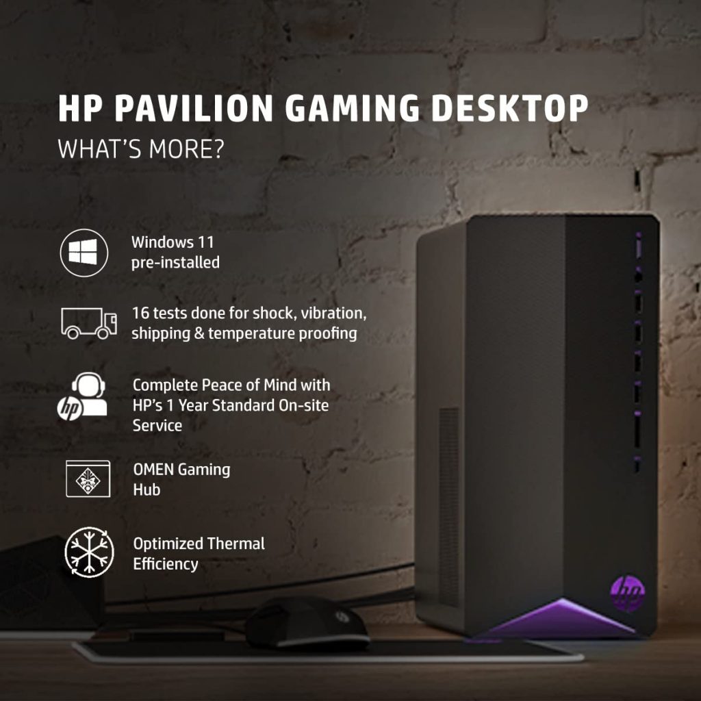 HP Pavilion Gaming Desktop PC features