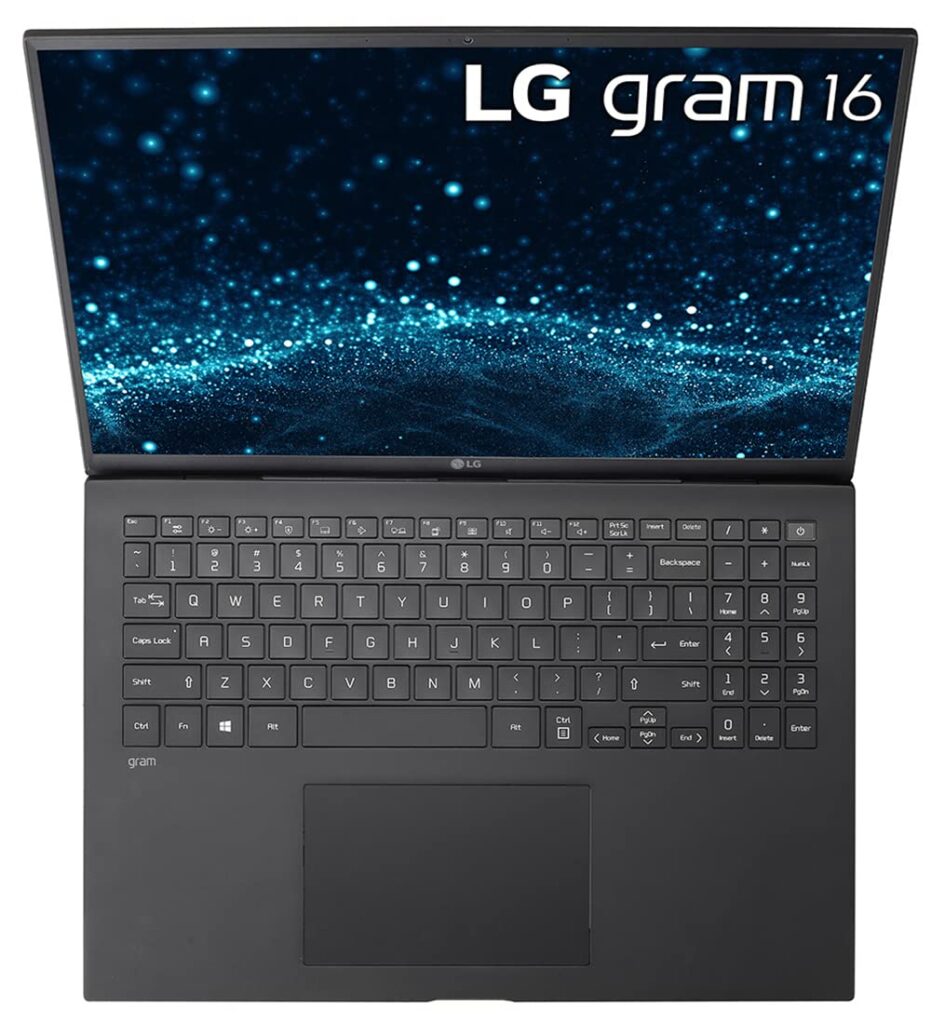 LG Gram 16Z90P G.AH85A2 keyboard
