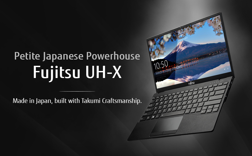 ujitsu UH X 2 in 1 convertible touch laptop
