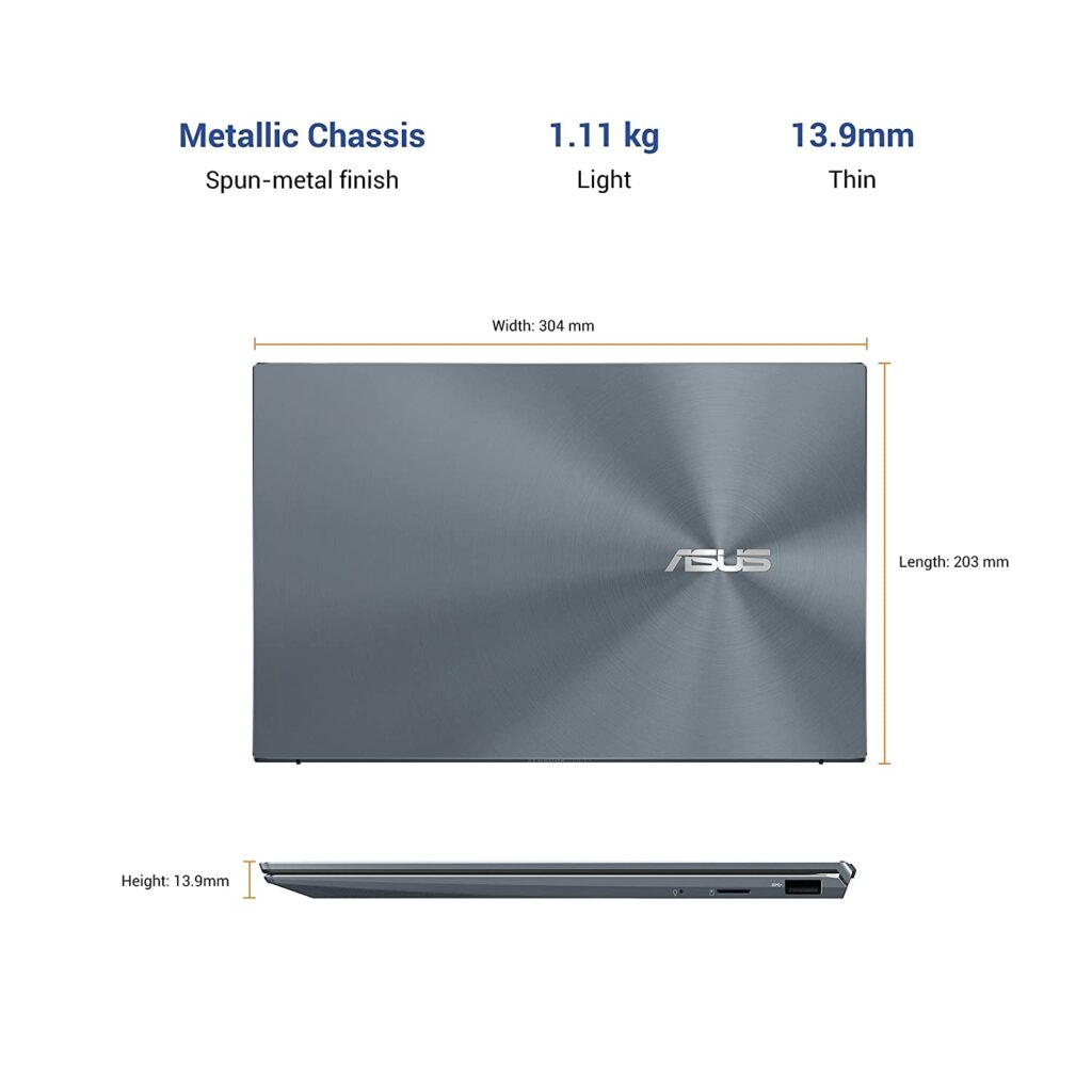 ASUS ZenBook 13 OLED 2021 UX325EA KG502WS side