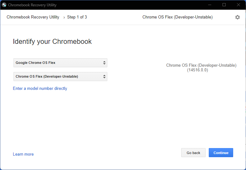 install google chrome flex laptop free