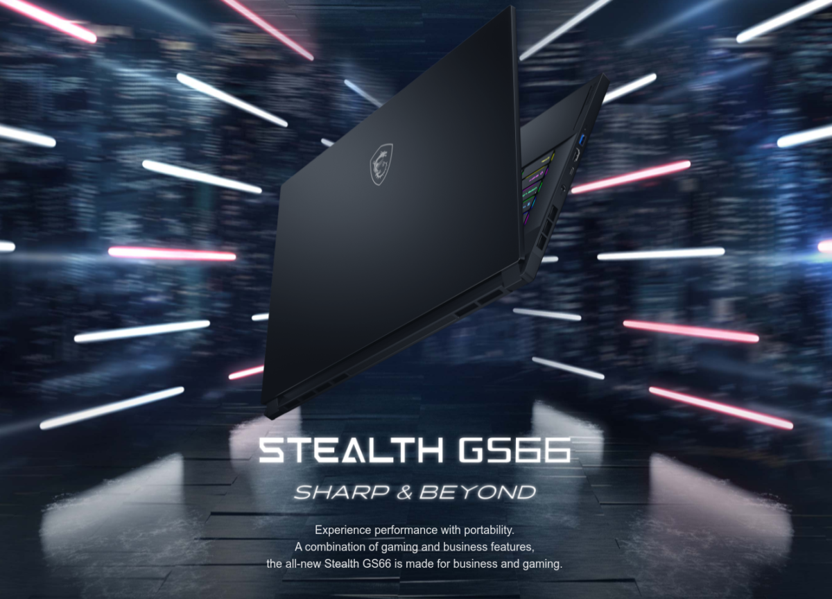MSI Gaming Stealth GS66 12UGS-038IN ( 12th Gen Intel Core i9-12900H / RTX 3070 Ti )