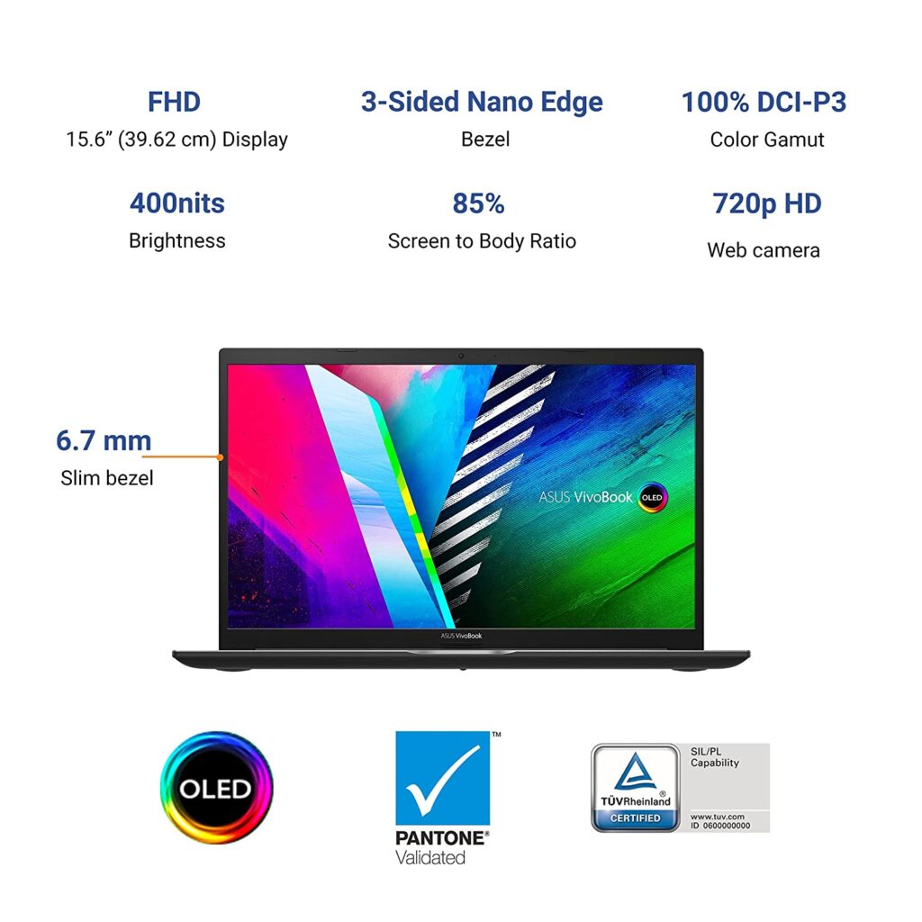 ASUS VivoBook K15 OLED 2021 K513EA L502WS display