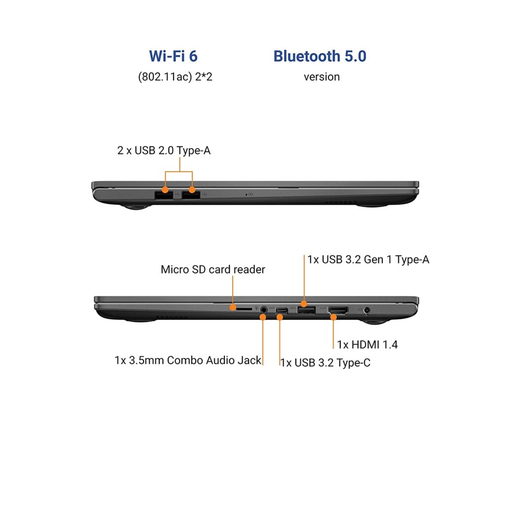ASUS VivoBook K15 OLED 2021 K513EA L502WS ports