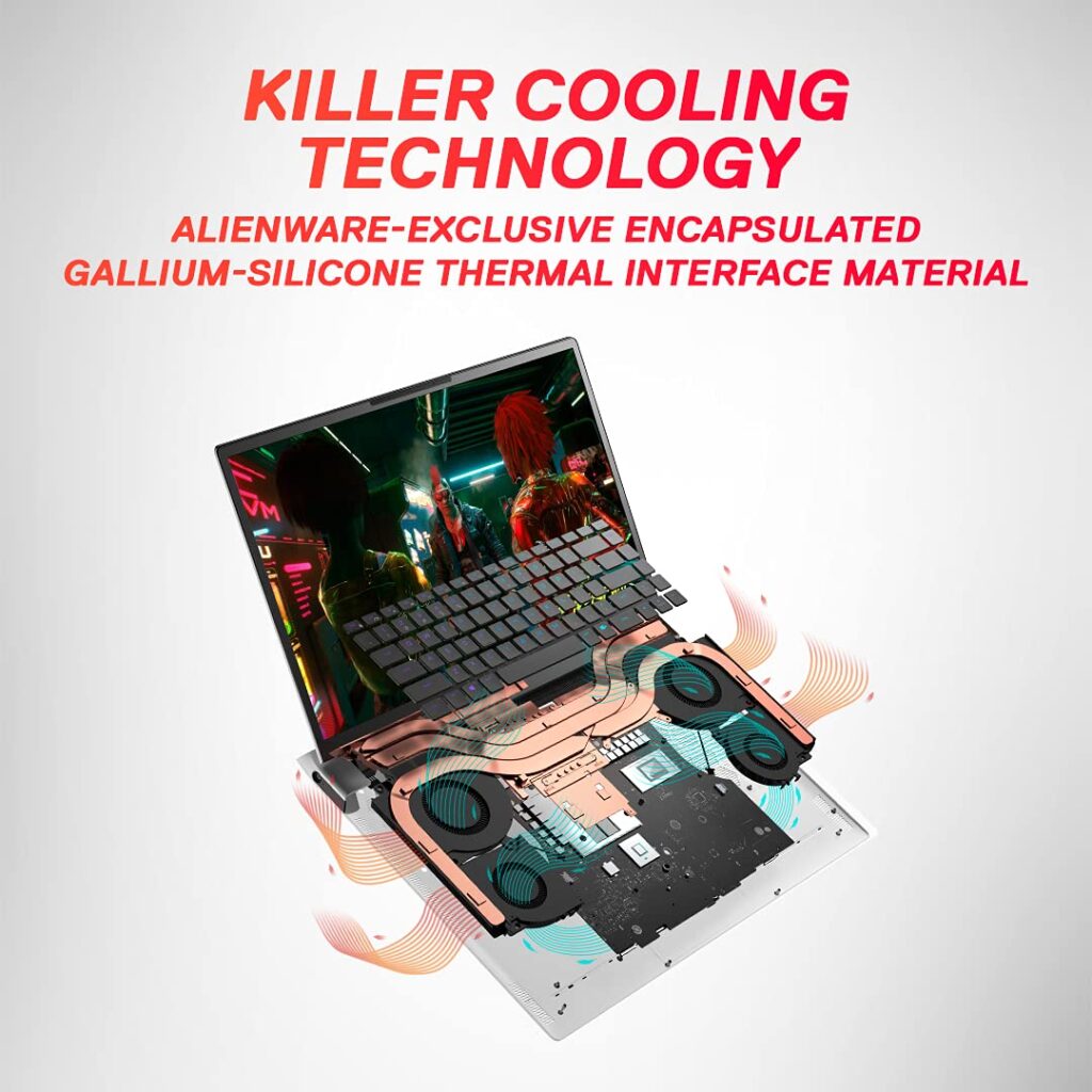 Dell Alienware x17 R2 D569944WIN9  cooling features