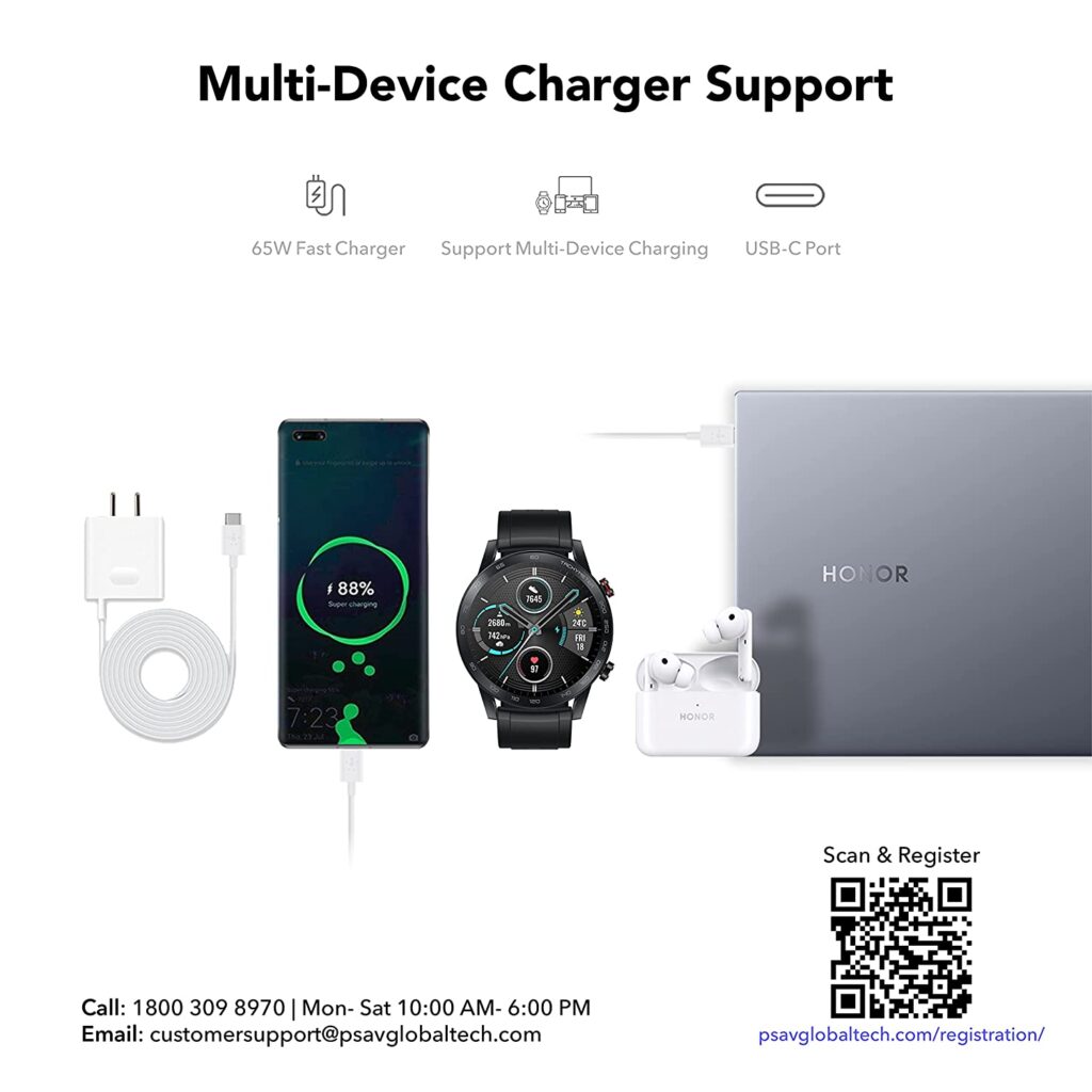 HONOR MagicBook X 14, X 15 charger USB Type-C