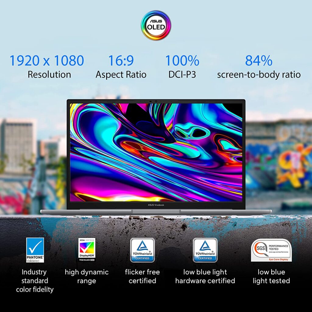 ASUS Vivobook S15 OLED 2022 K3502ZA L501WS display