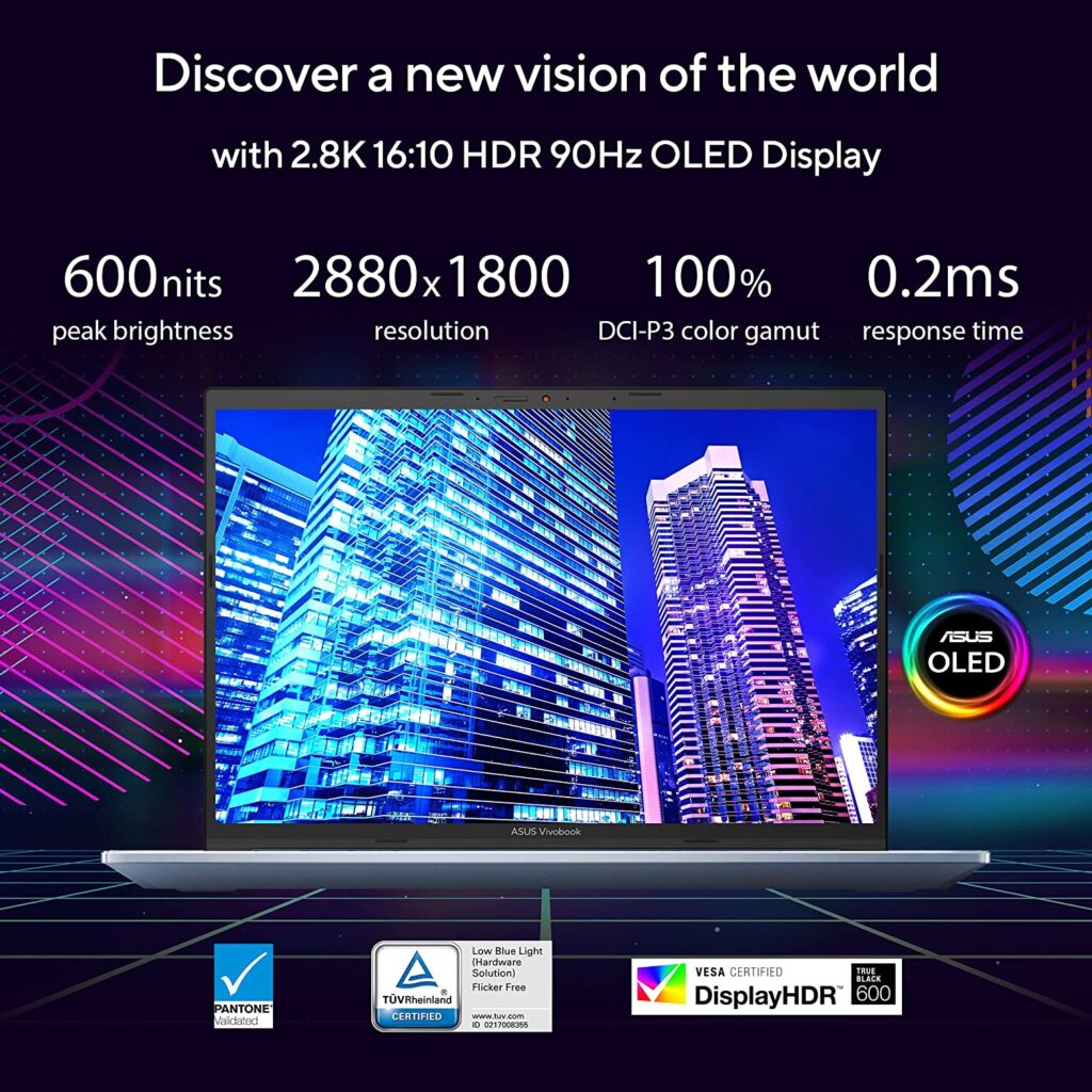 ASUS Vivobook Pro 14 OLED M3400QA KM702WS display