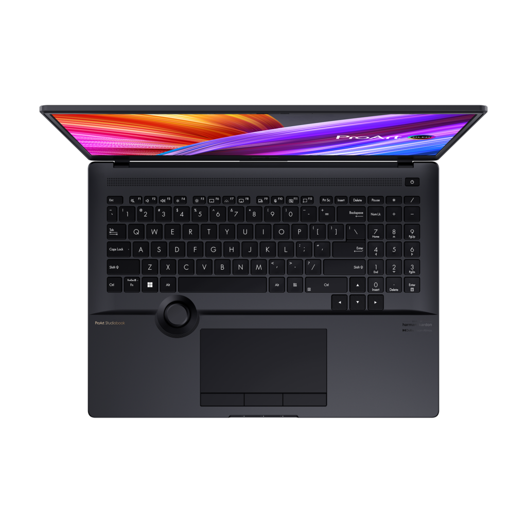 ASUS H7600ZW L911WS ProArt Studiobook 16 OLED 2022 keyboard