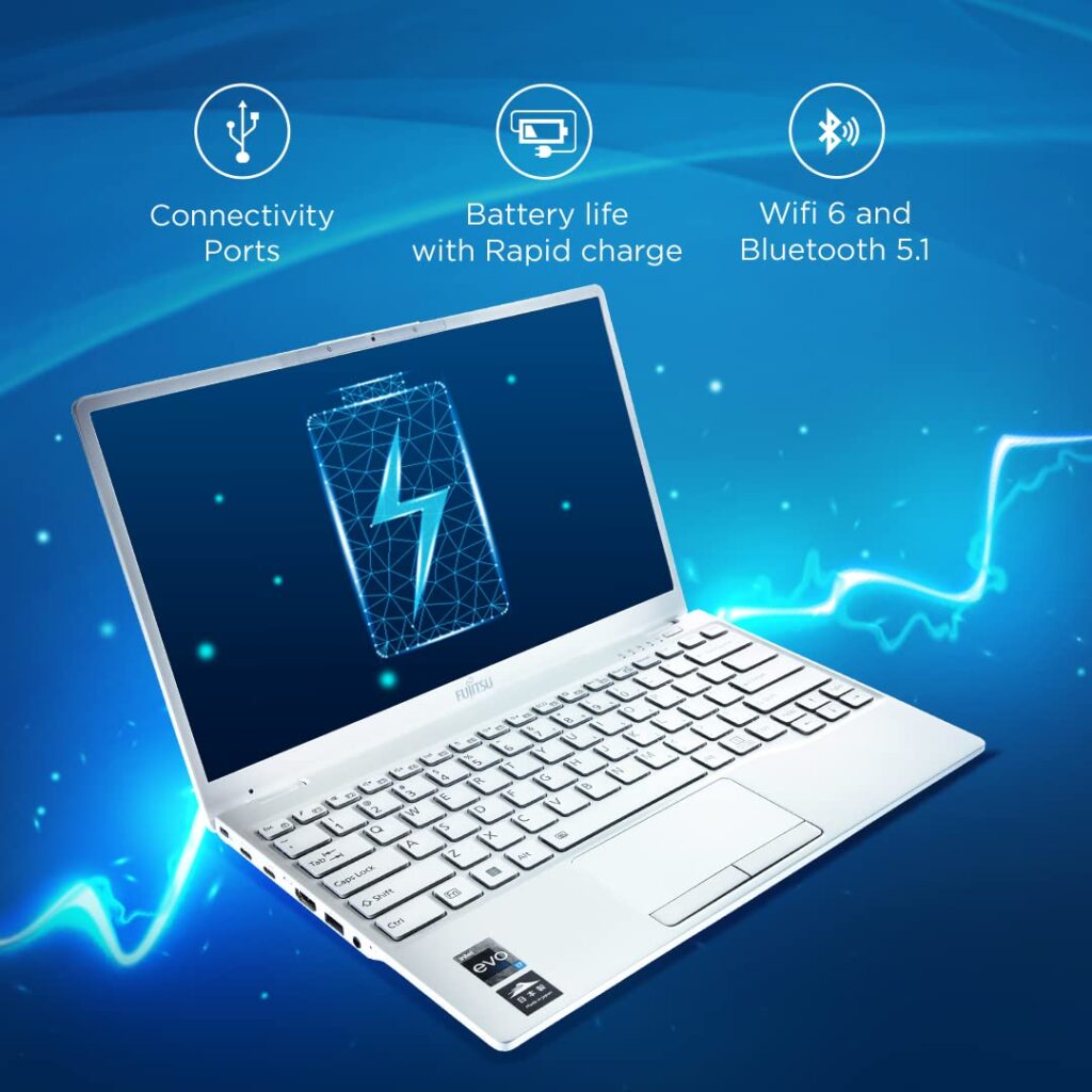 Fujitsu UH X 12th Gen Intel Laptops battery