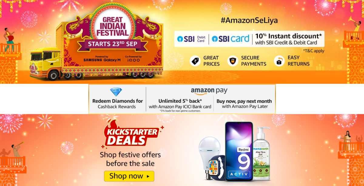 Sep 23 Amazon Great Indian Festival 2022 Sale Offers