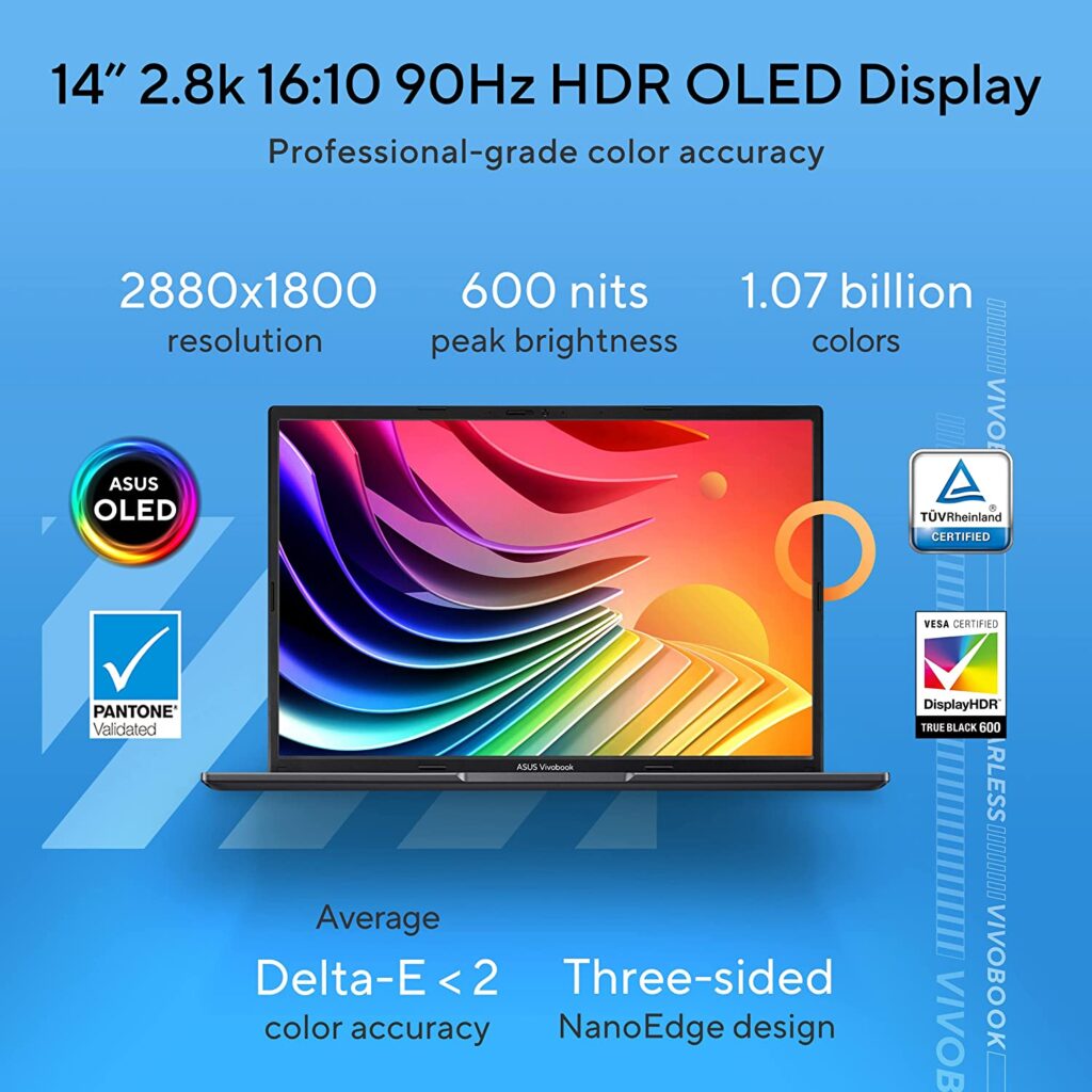 ASUS Vivobook 14 OLED X1405ZA KM311WS display specs