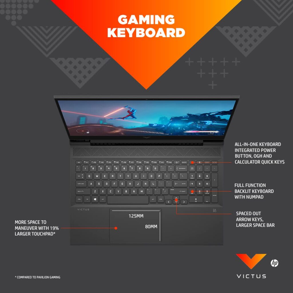 HP 16 e0333TX Victus Gaming Laptop