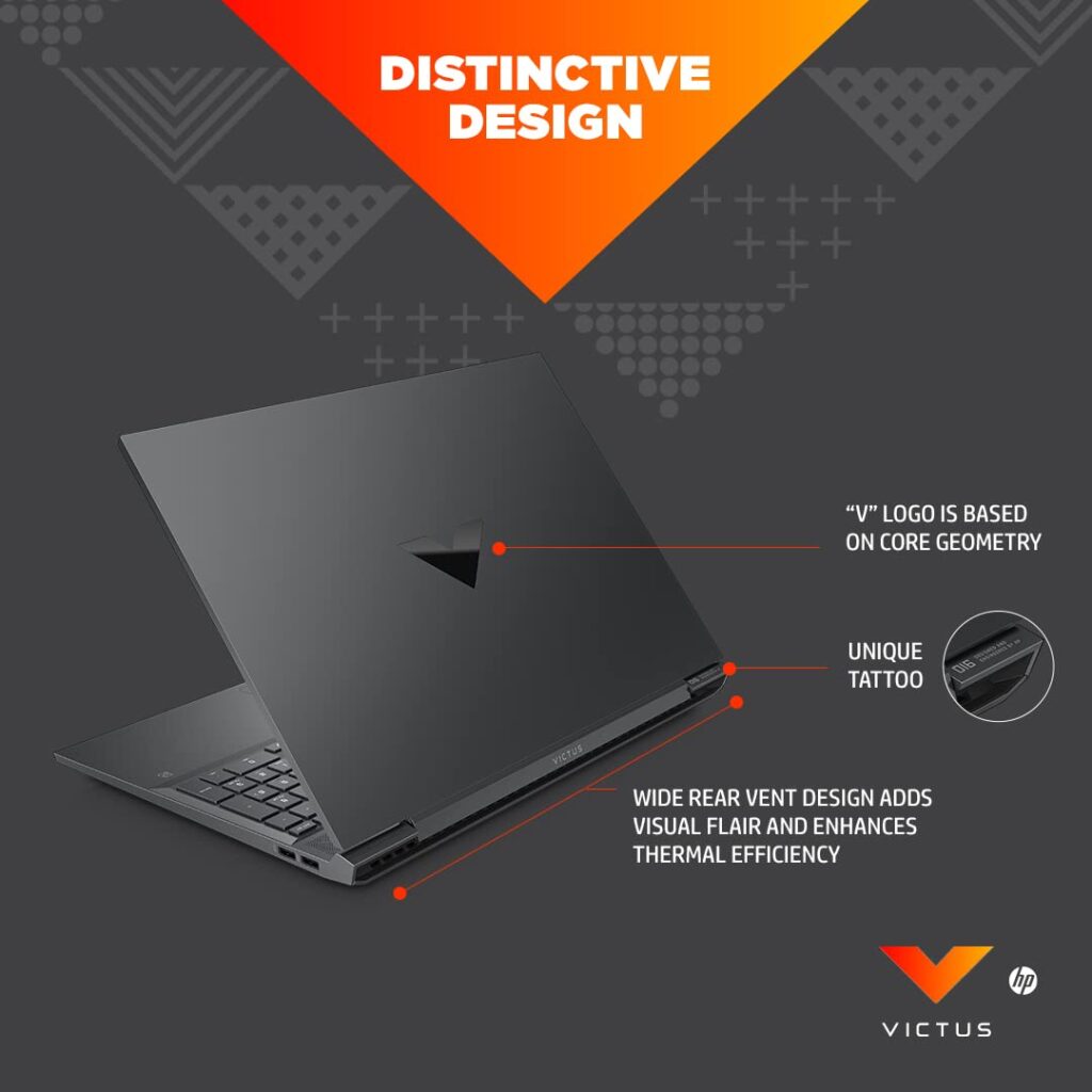 HP 16 e0333TX Victus Gaming Laptop back