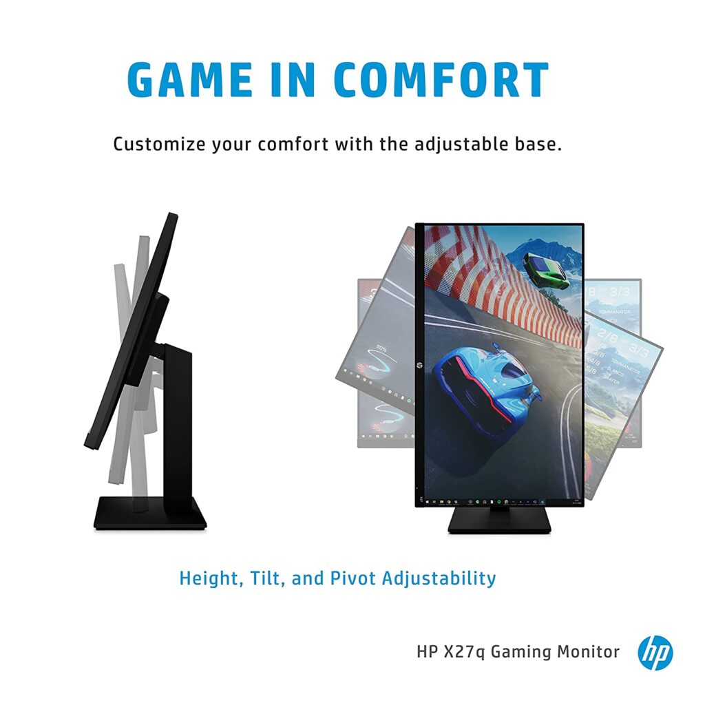 HP X27q QHD Gaming Monitor features