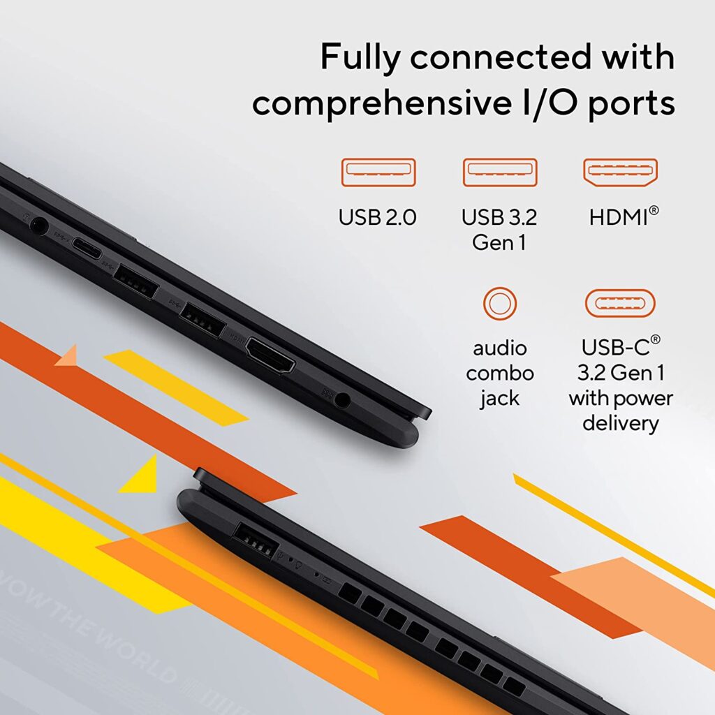 ASUS Vivobook 15 OLED 2023 M1505YA LK541WS ports