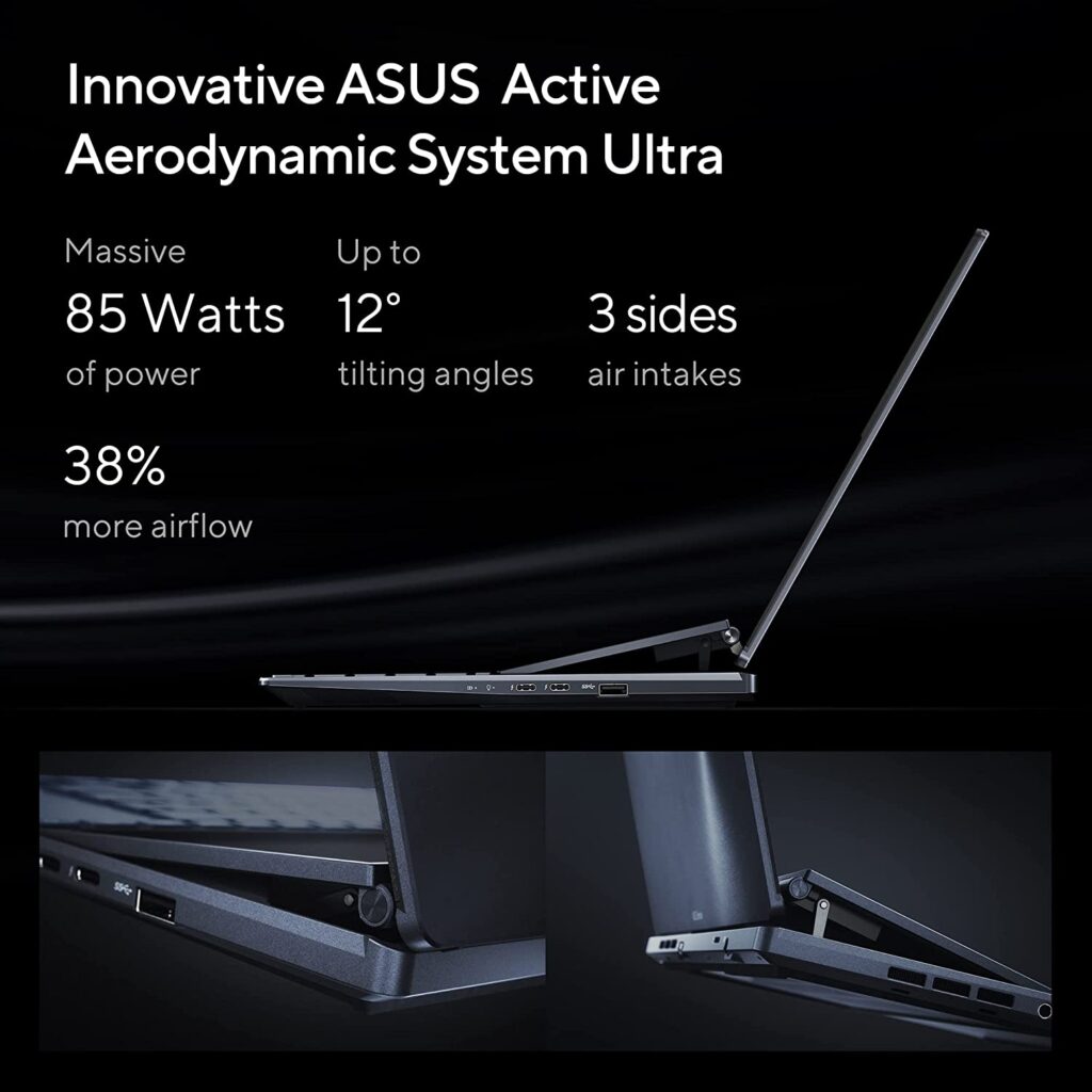 ASUS Zenbook Pro 14 Duo OLED cooling