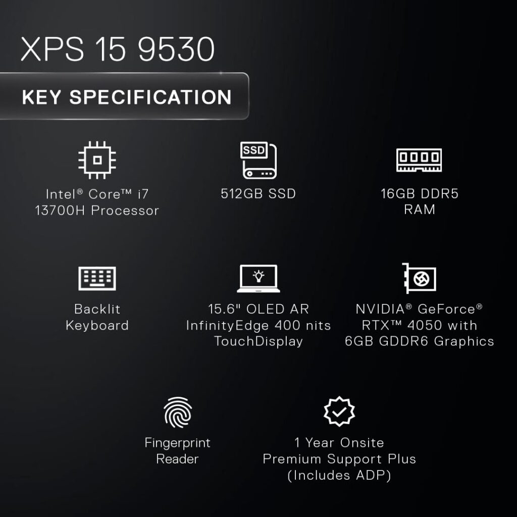 Dell XPS 15 9530 2023 specs