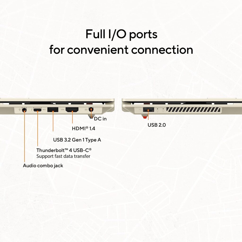‎Vivobook S 15 OLED 2023 ports