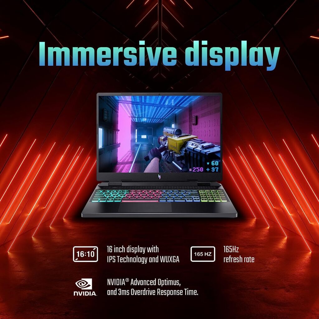 Acer Nitro 16 Gaming Laptop display
