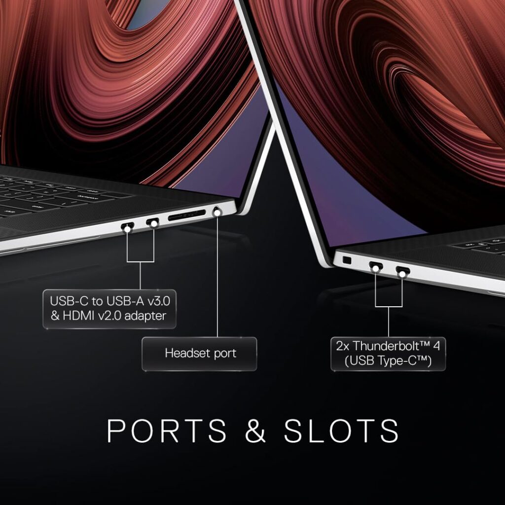Dell XPS 9730 Laptop ports