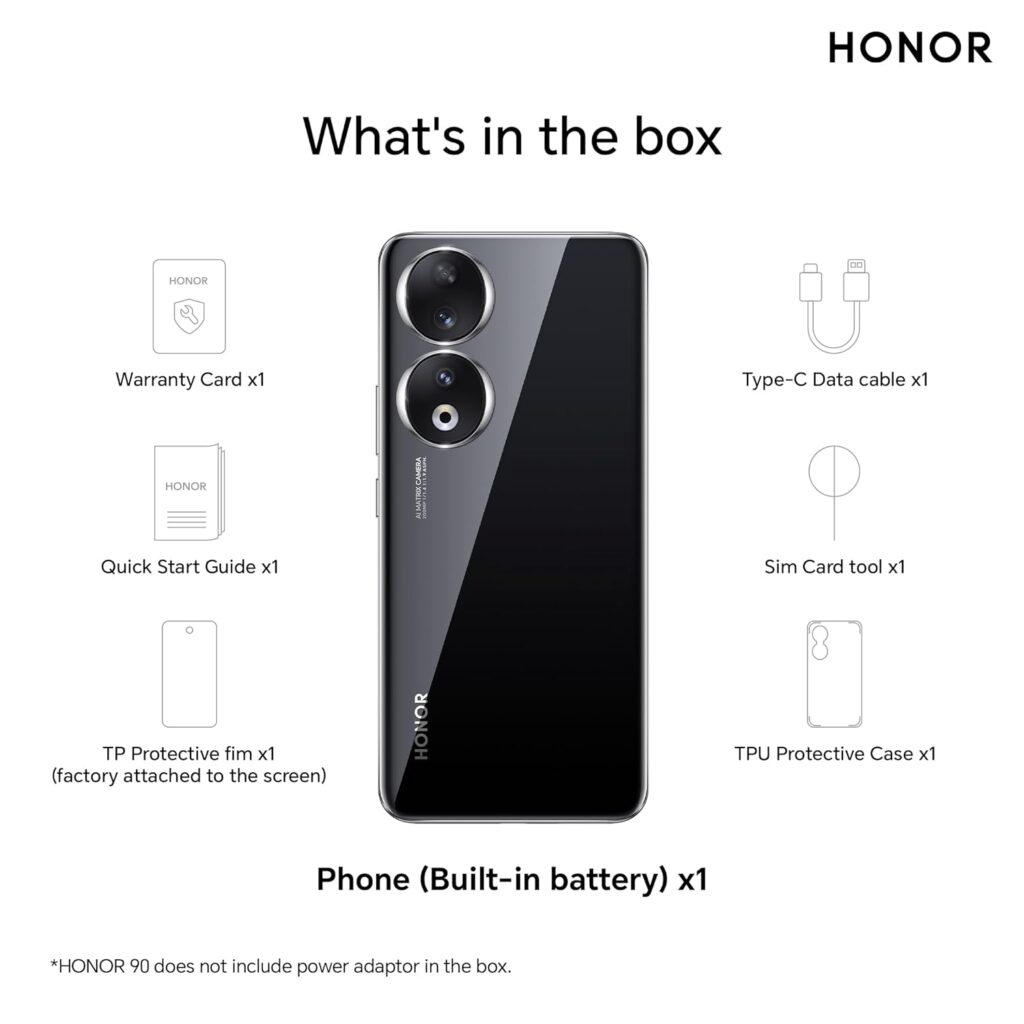 Honor 90 in the box