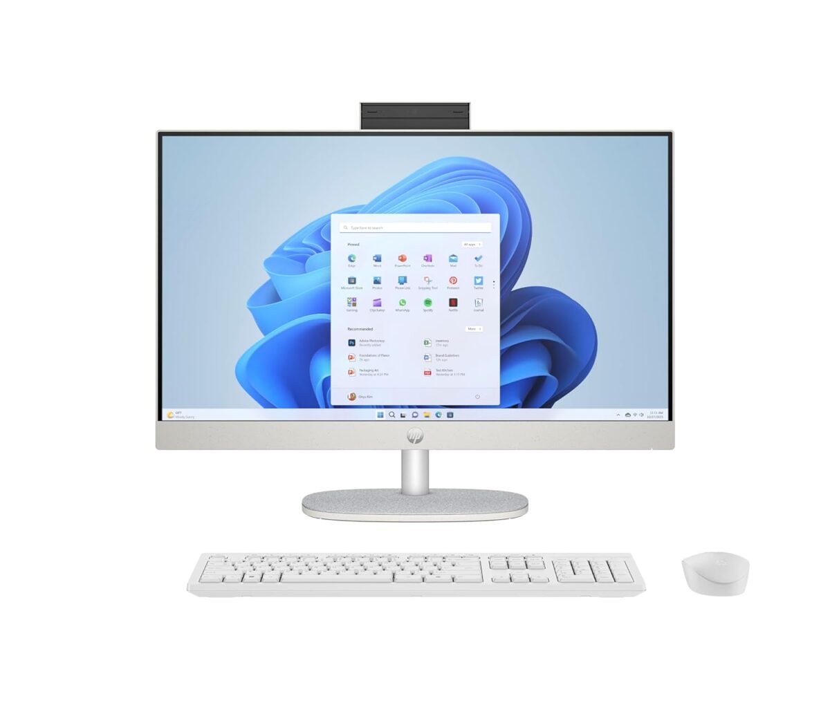 HP AIO PC 24-cr0410in All-in-One Desktop ( Core™ i5-1335U / 16GB ram / 1TB SSD / 24-inch 99% sRGB display )