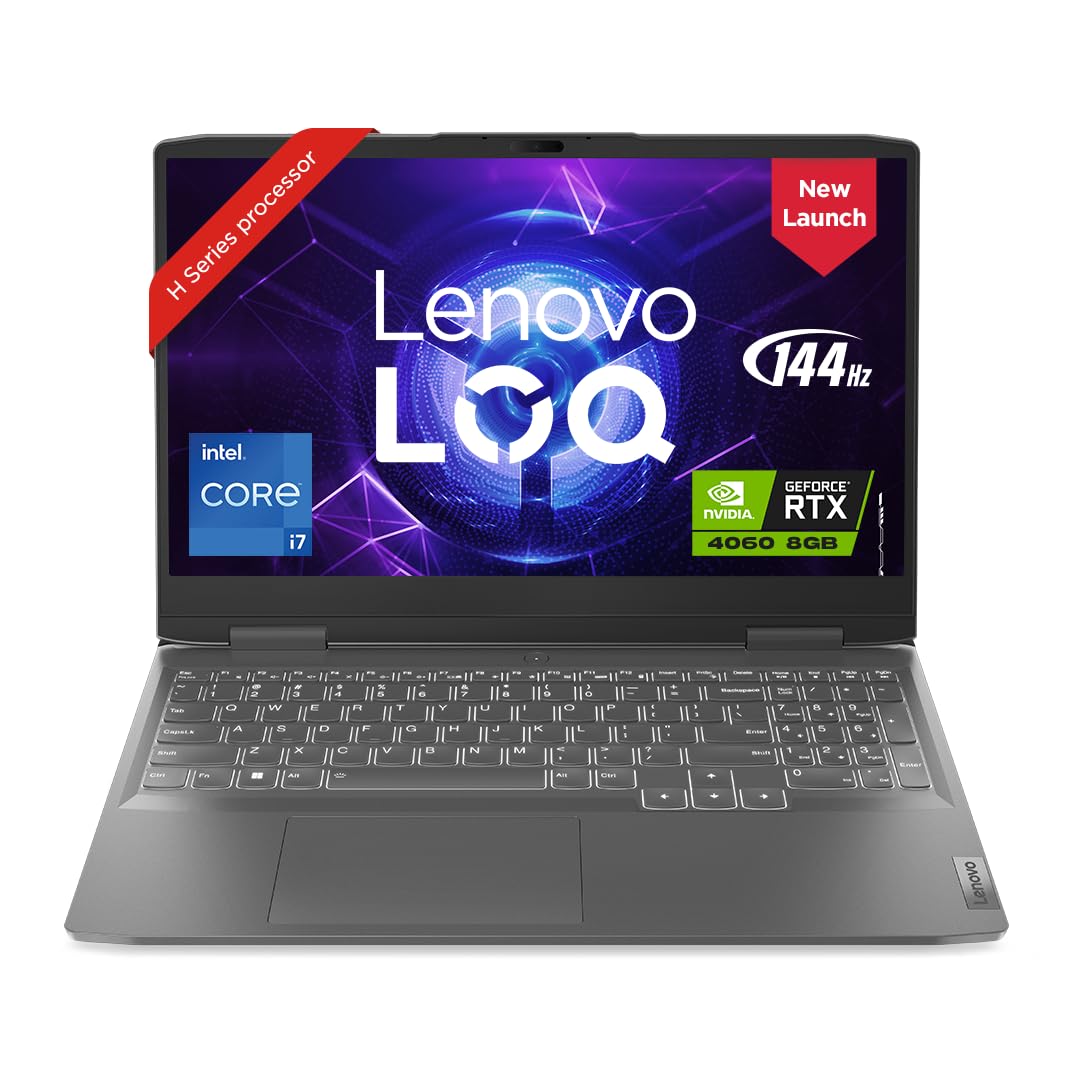 Lenovo LOQ 15IRH8 82XV00BRIN Gaming Laptop Launched in India ( Core i7-13620H / RTX 4060 / 16GB ram / 512GB SSD )