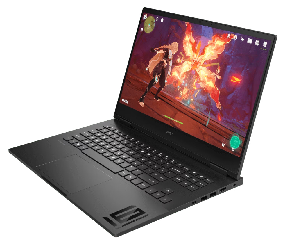 HP OMEN 16 16-xd0007AX 2024 Gaming Laptop (90L48PA#ACJ) side view