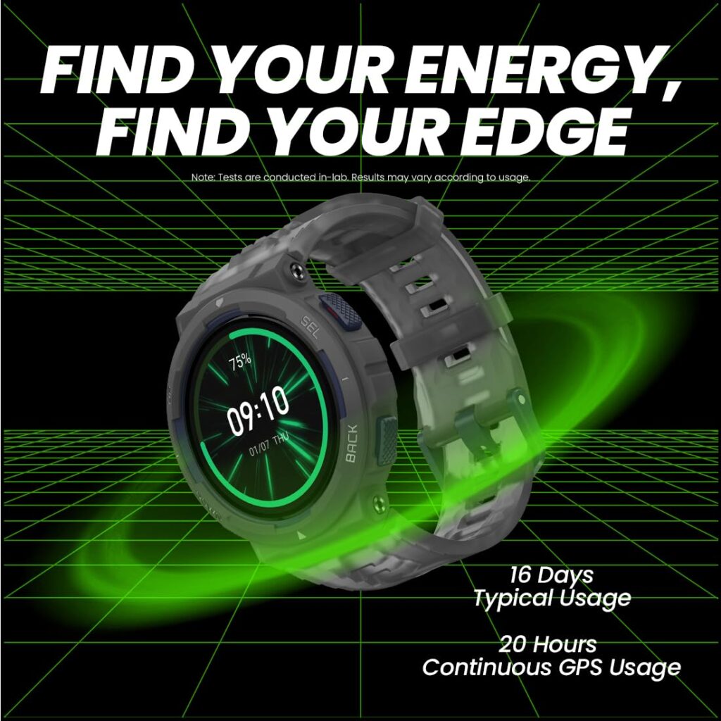 Amazfit Active Edge Smart Watch battery