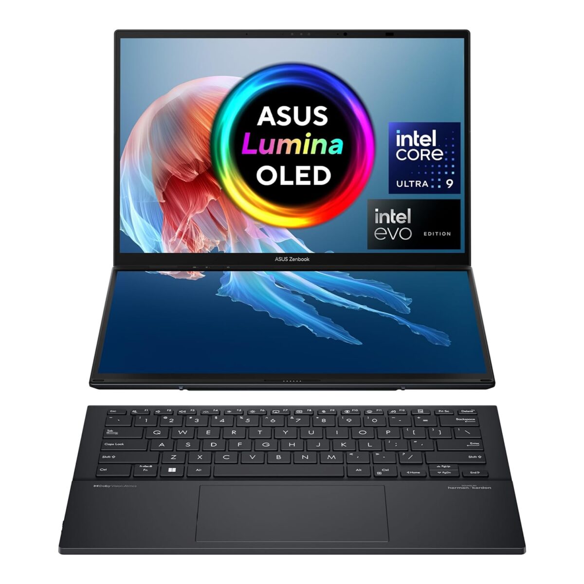 ASUS Zenbook Duo OLED UX8406MA-QL971WS 2024 Launched in India with Intel Core Ultra 9 185H processor and Lumina OLED displays