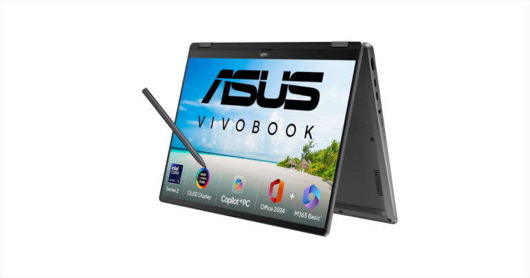 ASUS Vivobook 14 Flip OLED TP3407SA-QL024WS / TP3407SA-QL025WS Laptops Launched in India [ Intel Core Ultra 5 Processor 226V / Core Ultra 7 Processor 256V ] - asus vivobook 14 flip oled tp3407sa ql024ws