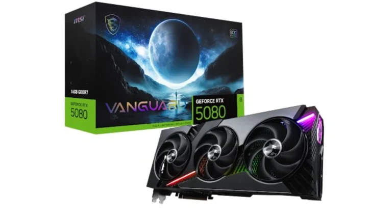 MSI GeForce RTX 5080 16G ( G5080-16VGS ) Vanguard SOC Graphic Card listed on Amazon India – Check Price, Specs, Availability - feature image_2025 04 19_16 09 13