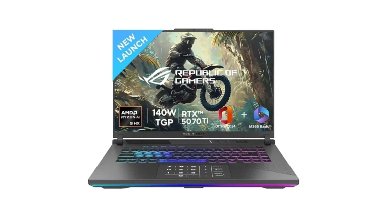 ASUS ROG Strix G16 G614PR-RV032WS Gaming Laptop Launched in India [ AMD Ryzen 9 8940HX / RTX 5070 Ti / 16GB RAM / 1TB SSD ] - feature image_2025 05 02_09 05 59