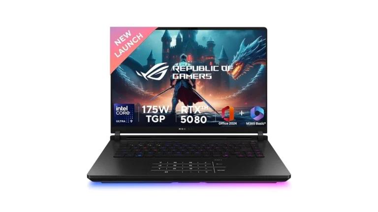 ASUS ROG Strix SCAR 16 G635LW-RW157WS Gaming Laptop Launched in India [Intel Core Ultra 9 275HX / NVIDIA RTX 5080 / Mini LED 240Hz]
