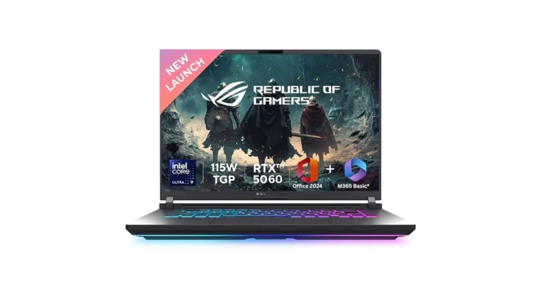 ASUS ROG Strix G16 G615LM-S5128WS 2025 Gaming Laptop Launched in India [ Intel Core Ultra 9 275HX / RTX 5060 8GB / 2.5K QHD+ 240Hz / 16GB RAM / 1TB SSD ] - feature image_2025 06 15_14 19 42