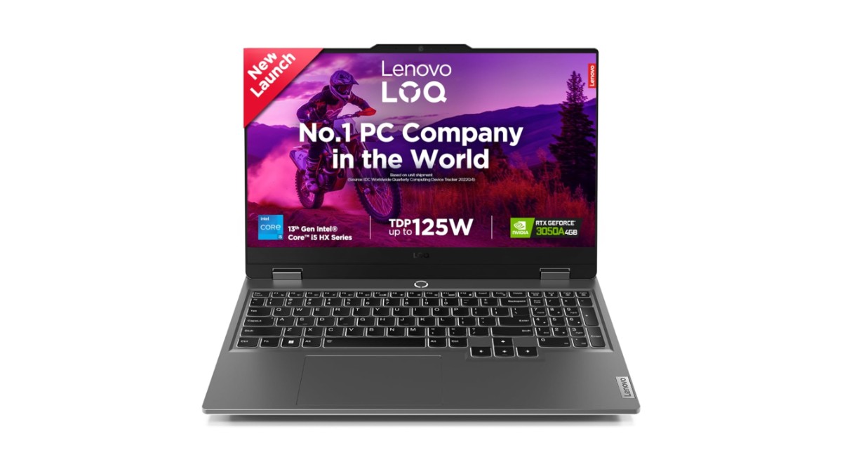 Lenovo LOQ Intel Core i5-13450HX| NVIDIA RTX 3050A 4GB (24GB RAM/512GB SSD/144Hz Refresh Rate/15.6" (39.6cm)/Windows 11/Office Home 2024/3 Mon. Game Pass/Grey/2.4Kg), 83DV018GIN AI Gaming Laptop
