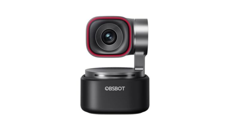 OBSBOT Tiny 3 4K PTZ AI Webcam with 1/1.28″ CMOS sensor, 2-axis gimbal, AI Tracking 2.0, tri-mic spatial audio – available on Amazon India at Rs 31,990