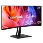 ViewSonic VP3456A 34-inch UWQHD curved monitor with VA panel, 100% sRGB, Pantone Validated, 99W USB-C, KVM switch – available on Amazon India at Rs 54,350