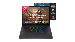 Lenovo Legion Pro 5 2025 16IRX10 83NN003CIN AI gaming laptop in Eclipse Black with 16-inch WQXGA 240Hz display, Intel Core i9-14900HX, NVIDIA RTX 5070 8GB, 32GB DDR5, 1TB SSD, Windows 11 Home – available on Amazon India at Rs 2,34,490