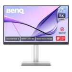 BenQ MA270S 27-inch 5K monitor for Mac creators with Nano Gloss panel, dual Thunderbolt 4, 99% Display P3, KVM switch, and height-adjustable stand – available on Amazon India at Rs 94,998