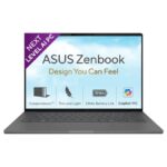 ASUS Zenbook A14 2026 UX3407NA-QD226WS Copilot+ AI laptop in Iceland Gray with 14-inch FHD+ OLED display, Snapdragon X2 Elite 18-core processor, 16GB LPDDR5X, 512GB SSD, Ceraluminum chassis, weighs 0.99 kg – pre-order on Amazon India at Rs 1,75,990