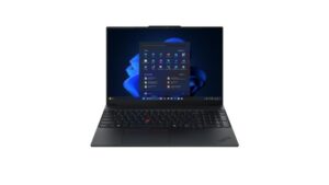 Lenovo ThinkPad E16 21TFS02U00 business laptop in Black with 16-inch WUXGA IPS display, Intel Core 7 240H, 16GB DDR5 RAM, 512GB SSD, Windows 11 Pro – available on Amazon India at Rs 1,17,399