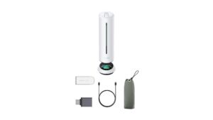 Insta360 Wave White AI Conference Speakerphone with 8 microphones and 5W speaker output
