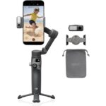 DJI Osmo Mobile 8P smartphone gimbal (6937224142947) in use with built-in extension rod and Osmo FrameTap touchscreen – available on Amazon India at Rs 13,990