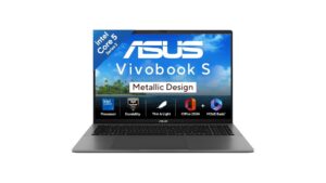 ASUS Vivobook S16 S3607VA-RP114WS and S3607VA-RP113WS laptop in Silver and Matte Gray with 16-inch FHD+ 144Hz display, Intel Core 5 210H, 16GB RAM, 512GB SSD