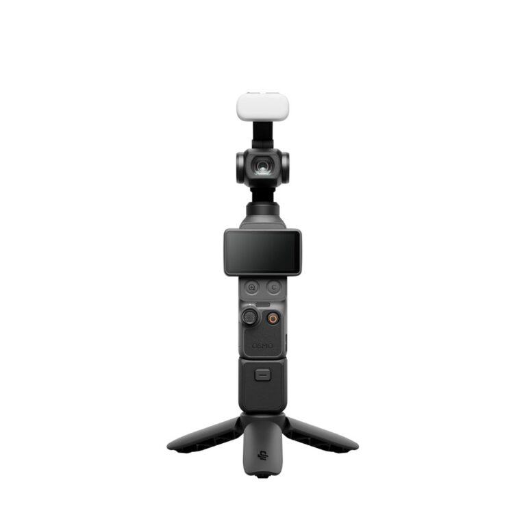 DJI Osmo Pocket 4 Creator Combo gimbal camera with 1-inch sensor, 4K240fps, wireless mic, fill light, and wide-angle lens – available on Amazon India at Rs 69,990